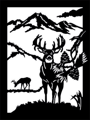 Deer Scene Panel 3