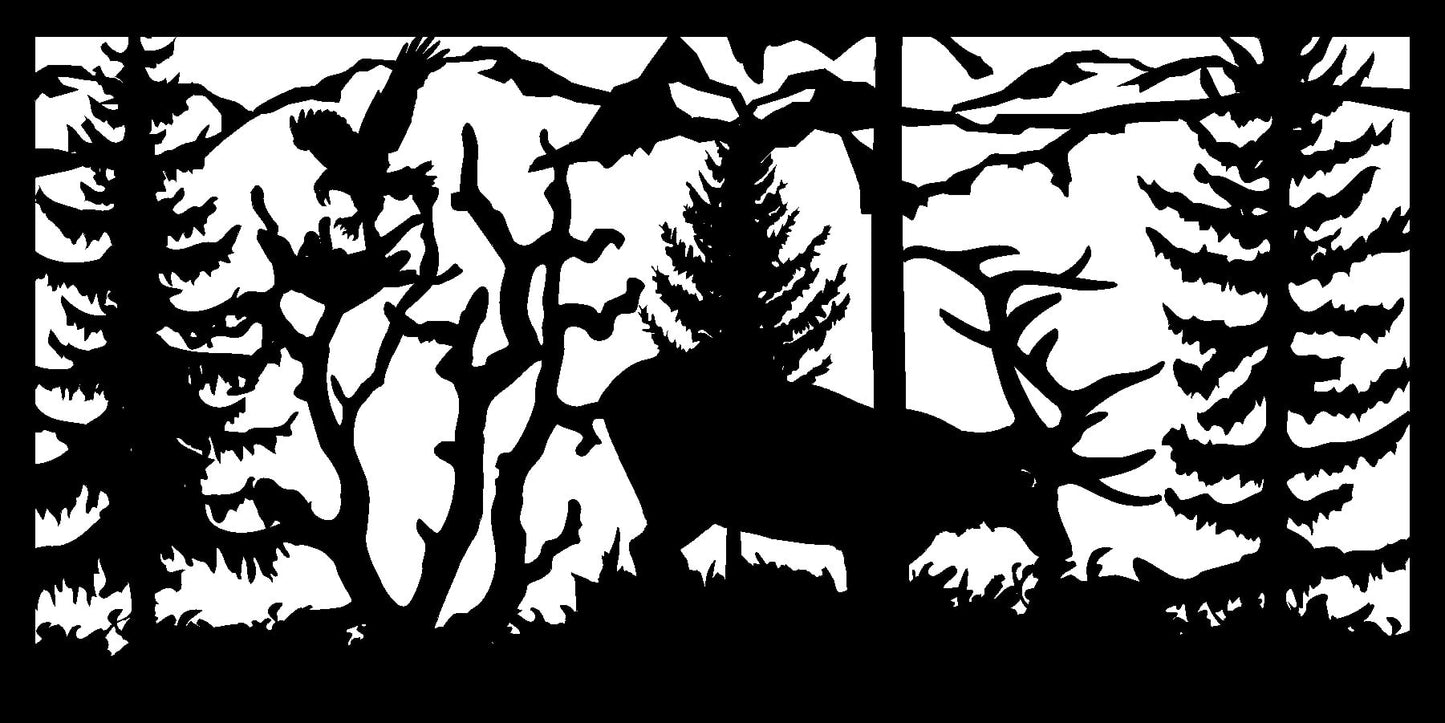 Elk Scene Panel