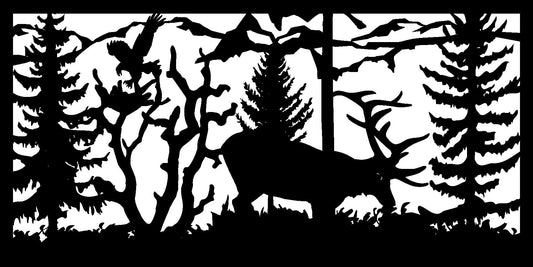 Elk Scene Panel