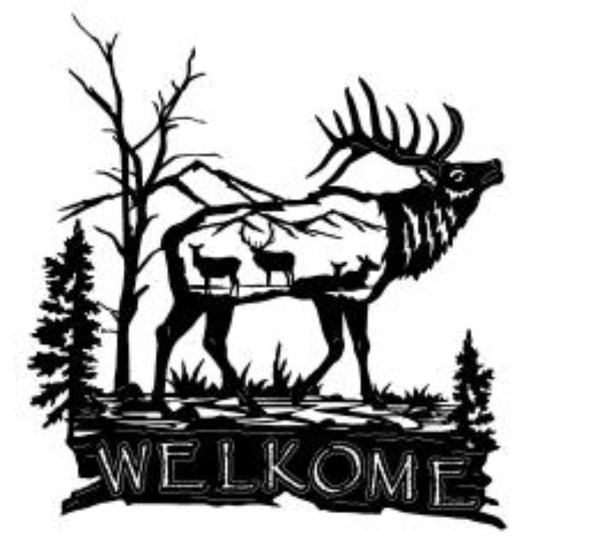 Welkome Elk Sign