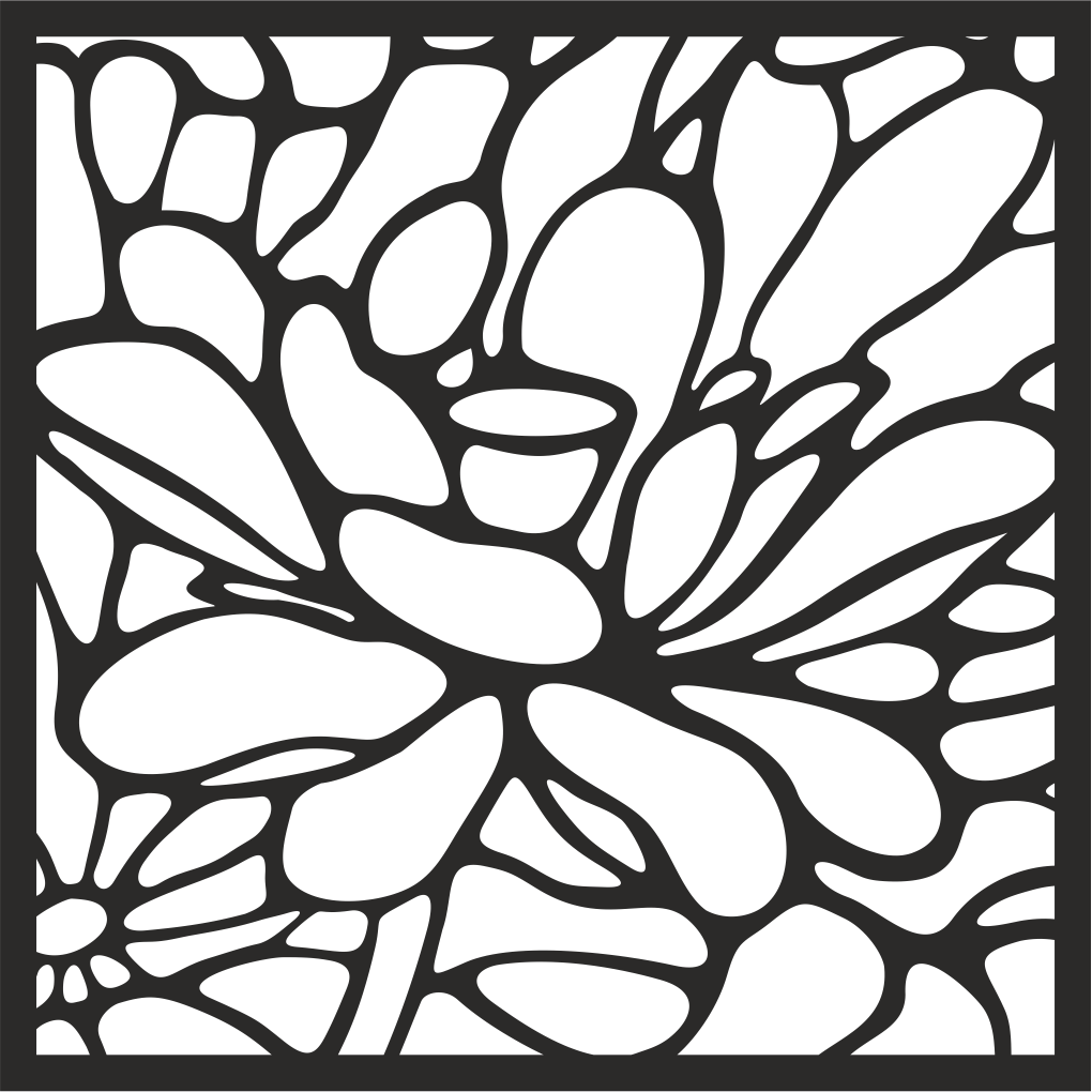 Geo Flower Panel 18