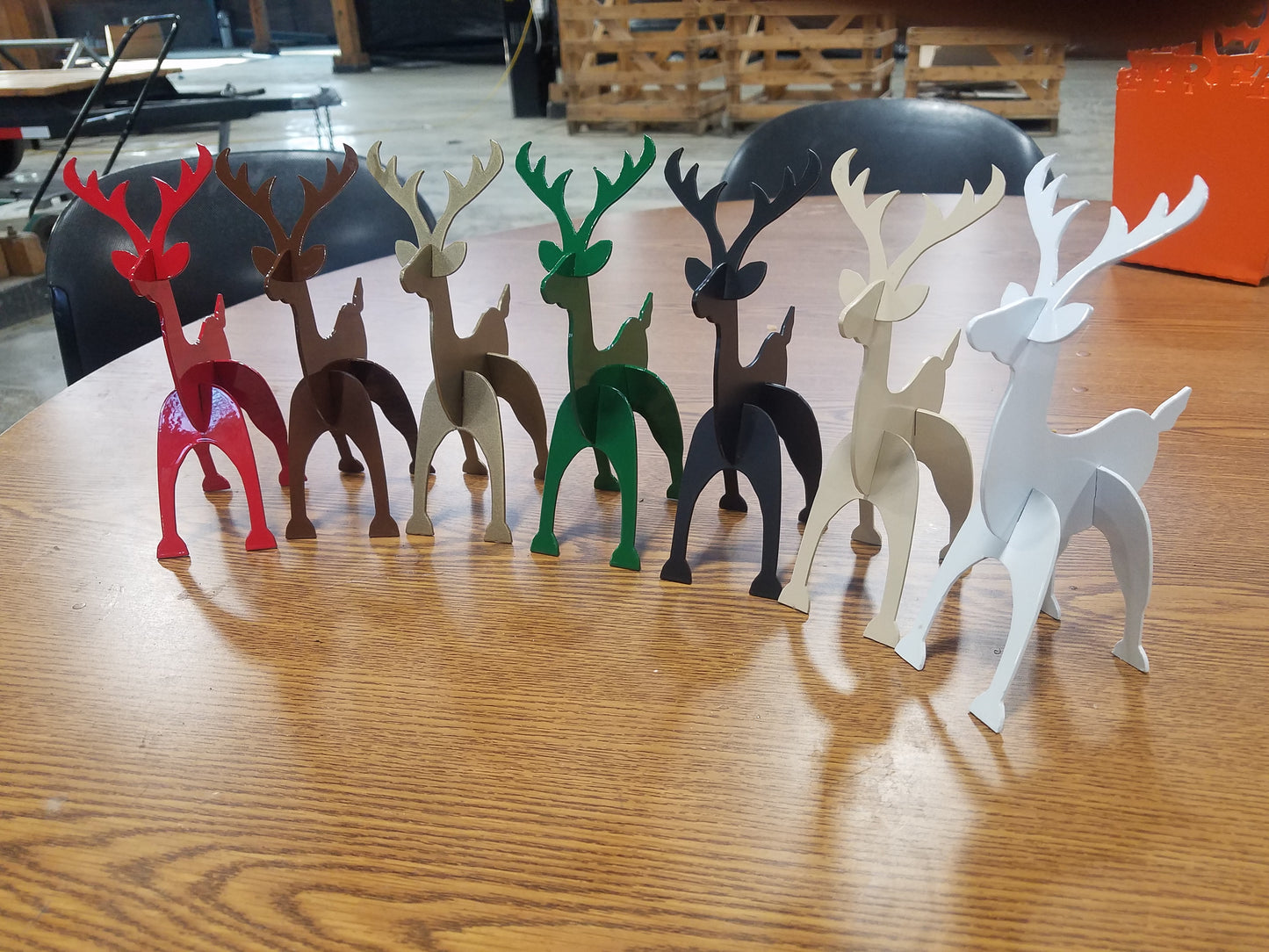 Laser Cut Take Apart Reindeer