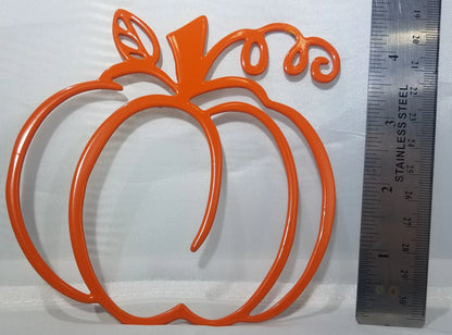 Small Orange Laser Cut Pumpkin