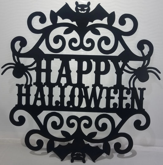 "HAPPY HALLOWEEN" Laser Cut Text