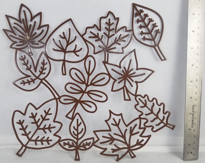 Fall Autumn Leaves laser cut