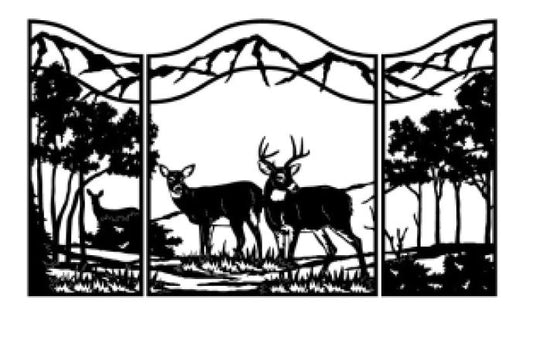 Deer Fireplace screen