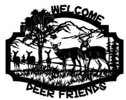 Welcome DEER friends sign